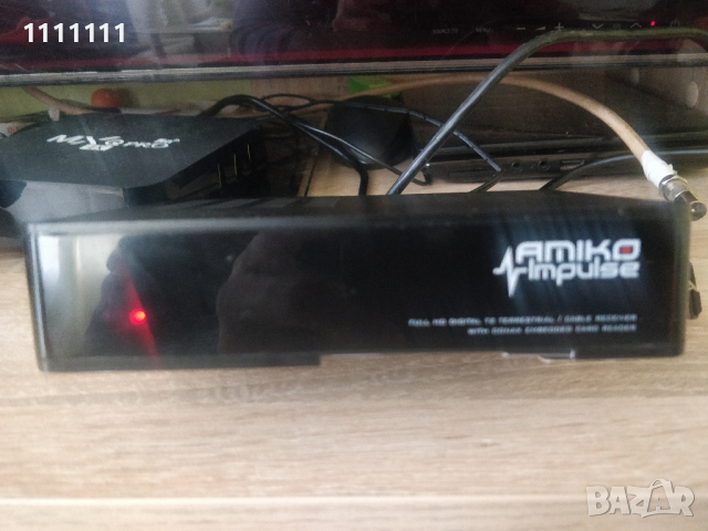 Цифрови приемници декодери с дефекти за ефирна и кабелна HD тв Amiko Impuls dvb t2/c, снимка 5 - Приемници и антени - 44534386