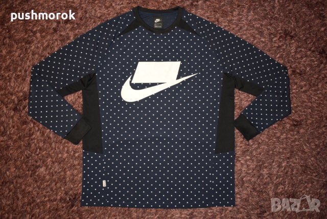 Nike Tech Fleece Polka Dot Men Shirt Sz L / #00528 /, снимка 5 - Спортни дрехи, екипи - 42387533