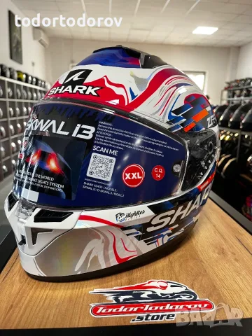 Мото Каска за мото SHARK SKWAL i3 REPLICA ZARCO FRENCH GP, XXL-63-64см. 245 €