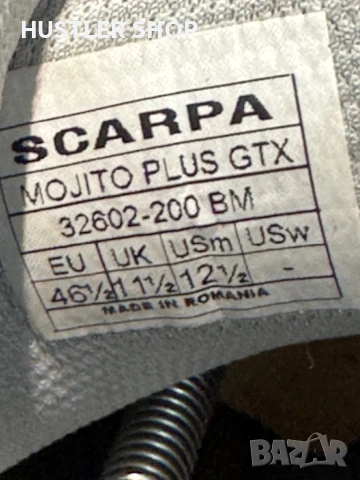Туристически обувки SCARPA MOJITO PLUS GORE-TEX.Номер 46.5см, снимка 7 - Спортни обувки - 50691454