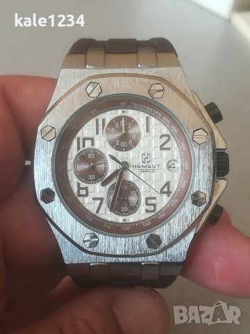 Мъжки часовник Хронограф. HEMSUT Torbollo. Chronograph. Japan move. Quartz. Чисто нов! , снимка 6 - Мъжки - 41040559