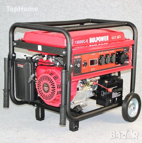 Генератор За Ток Газ-Бензин BULPOWER 10kW - Монофазен , снимка 4 - Генератори - 41139634