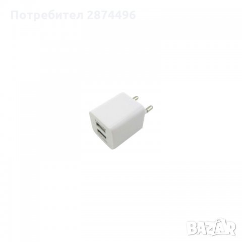 0958 Мрежово зарядно USB A+ Charger, Двойно, снимка 2 - Друга електроника - 35818342