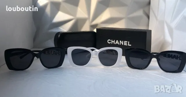 CH 2024 дамски слънчеви очила котка бели черни, снимка 18 - Слънчеви и диоптрични очила - 47779397