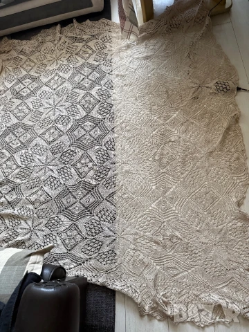 плетена на 5 куки покривка  2метра, снимка 4 - Покривки за маси - 51003070