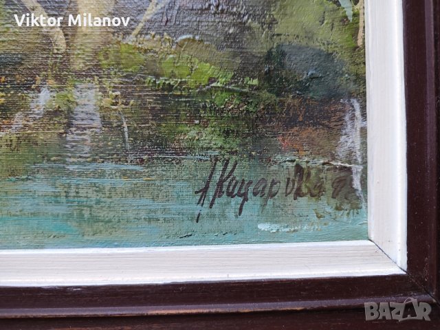 Маслена стара картина, снимка 12 - Картини - 41876589