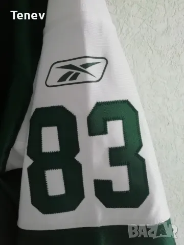 New York Jets Moss Reebok NFL XL+2 оригинална тениска фланелка jersey Джетс Ню Йорк, снимка 6 - Тениски - 50378485