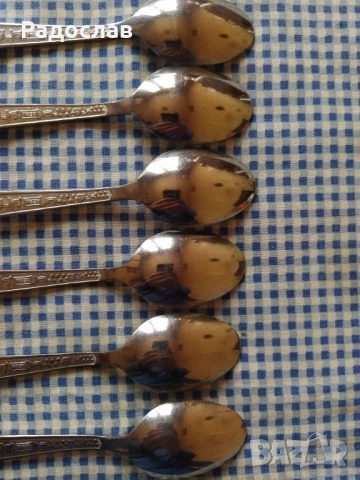 стари руски лъжички за чай, снимка 4 - Прибори за хранене, готвене и сервиране - 53061571