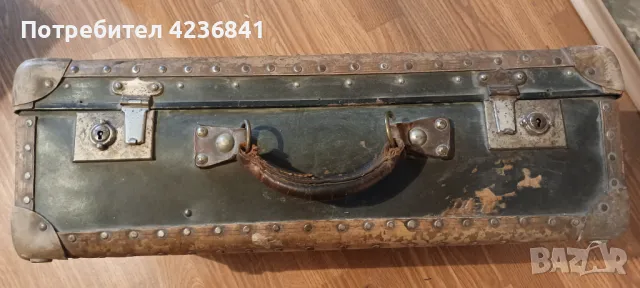 Ретро куфар, снимка 2 - Антикварни и старинни предмети - 49034453