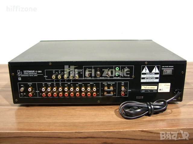  Предусилвател Luxman c-383 , снимка 6 - Ресийвъри, усилватели, смесителни пултове - 53708376