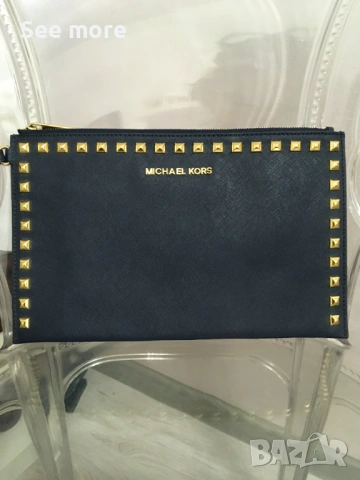 Michael Kors клъч естествена кожа, снимка 3 - Чанти - 53221768