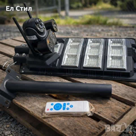 Улична соларна лампа и Smart камера за видеонаблюдение 2 в 1, снимка 4 - IP камери - 53804694