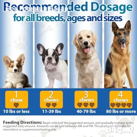 Нови Антиалергични дъвчащи таблетки за кучета - Здрава кожа и козина, снимка 5 - За кучета - 48682198