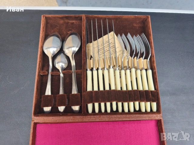 комплект Руски прибори за хранене , снимка 2 - Прибори за хранене, готвене и сервиране - 53634083