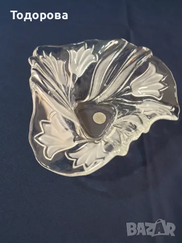 Кристална немска купа,бомбониера, снимка 2 - Сервизи - 47323110
