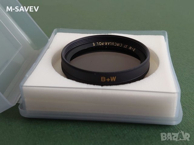 Поляризационен филтър B+W. Made in Germany. Резба 37 mm., снимка 4 - Обективи и филтри - 40606576