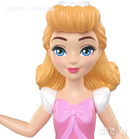 Мини кукла Пепеляшка в розов тоалет Disney Princess Cinderella, 9 cm, снимка 2 - Кукли - 52680193