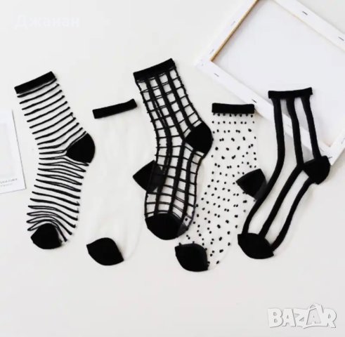 Атрактивни дамски чорапи, снимка 7 - Дамски чорапи - 44165739