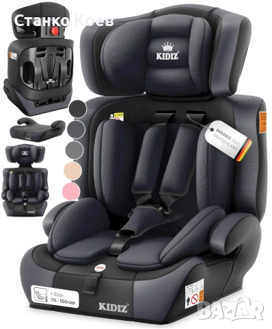 Детско столче за кола, Група 1+2+3, 9-36 кг - Ново