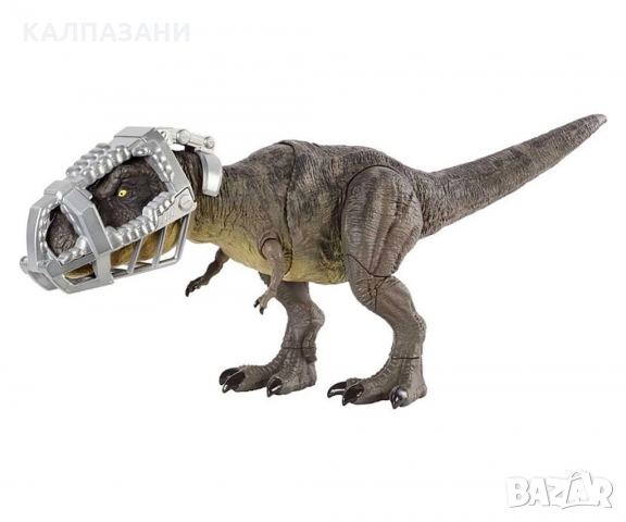 Mattel Jurassic World Тиранозавър Рекс с функции и звукови ефекти GWD67, снимка 3 - Фигурки - 36035002