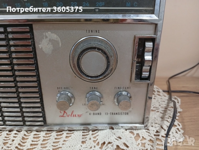 Старо радио Sharp, снимка 3 - Антикварни и старинни предмети - 52022552