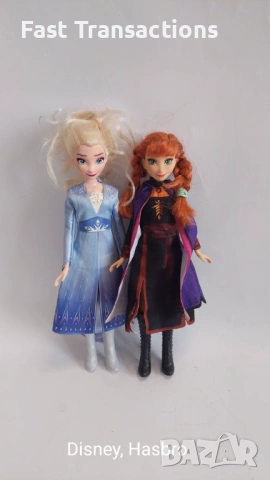 кукли принцеси - Елза и Анна , замръзналото кралство