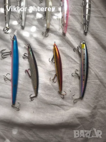 Комплект 9 бр. воблери – 5x Blade Minnow, Rapala MaxRap 17, Yo-Zuri, Wind Storm F, Doiylo Blaze, снимка 3 - Такъми - 55960528