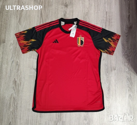 НОВА Футболна фланелка на Белгия 2022 Home Kit XL size, снимка 2 - Футбол - 52506388