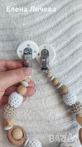 Ръчно плетена овца за количка , снимка 3 - Детски колички - 51535777