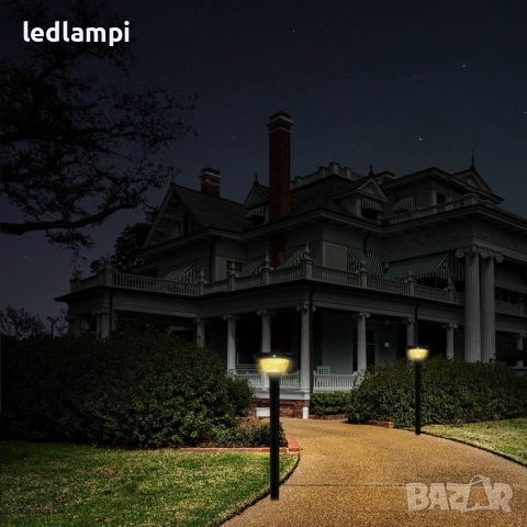 Соларно LED Градинско Тяло 15W Сензор Дистанционно CCT 3в1 IP65, снимка 11 - Соларни лампи - 40081002