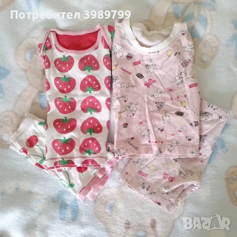 Летни детски пижамки, момиче 12-18м