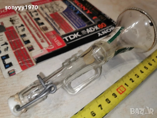 ТРОМПЕТ-СТЪКЛЕНО ШИШЕ 0901261940, снимка 11 - Колекции - 53047750