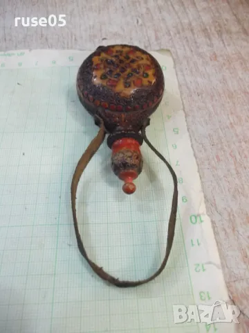 Бъклица сувенирна пирографирана от соца, снимка 5 - Други ценни предмети - 47499347