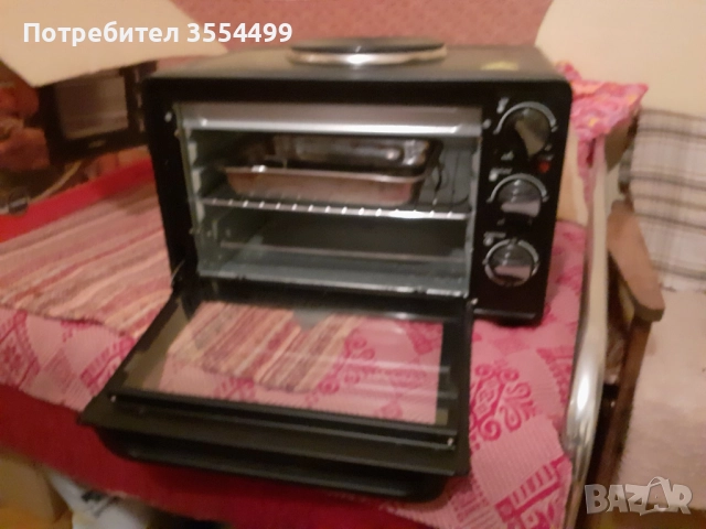 Електрическа фурна CROWN модел COV-2316SB, снимка 3 - Печки, фурни - 52653764