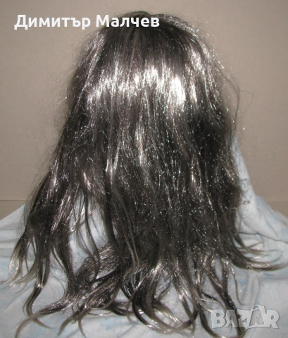 Перука от изкуствена коса 75 см прошарена на кичури, отлична, снимка 4 - Други - 52020417