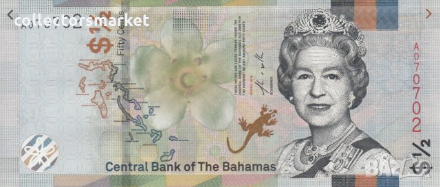 ½ долар 2019, Бахамски острови