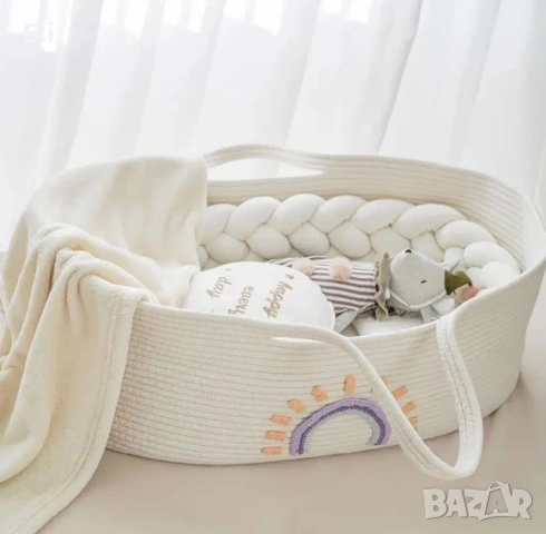 Ново кошче за бебче, ръчно изработено , снимка 3 - Бебешки легла и матраци - 53606370