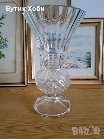 Голяма кристална ваза, снимка 1 - Вази - 38822689