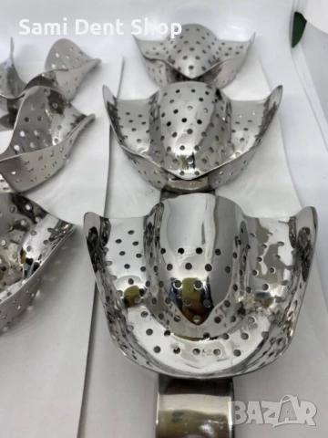 Отпечатъчни лъжици с дупки – комплект от 6 броя, стерилизируеми