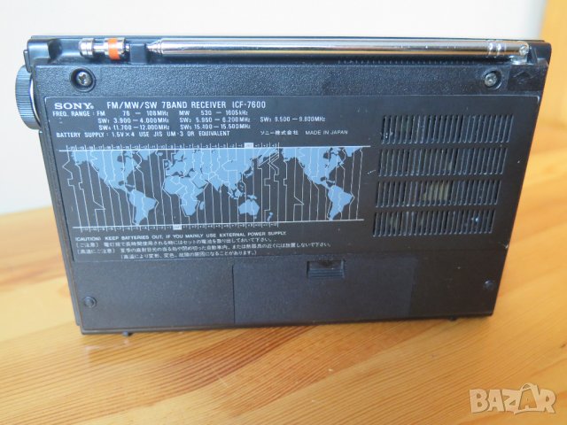 Vintage SONY  ICF-7600 Japan, 1978–1982, снимка 2 - Радиокасетофони, транзистори - 38895193