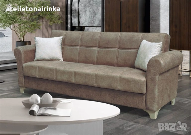 Разтегателен диван Аспендос, снимка 5 - Дивани и мека мебел - 53557536