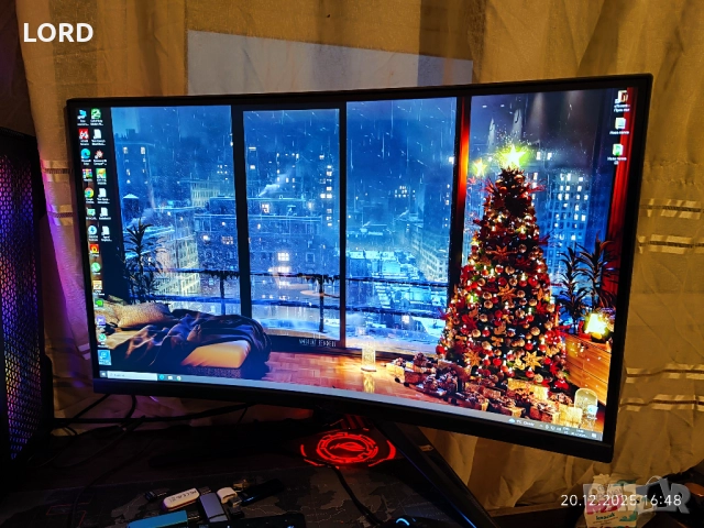 Монитор ASUS ROG STRIX XG27WQ - 2K,165Hz,1Ms, снимка 6 - Монитори - 52858894