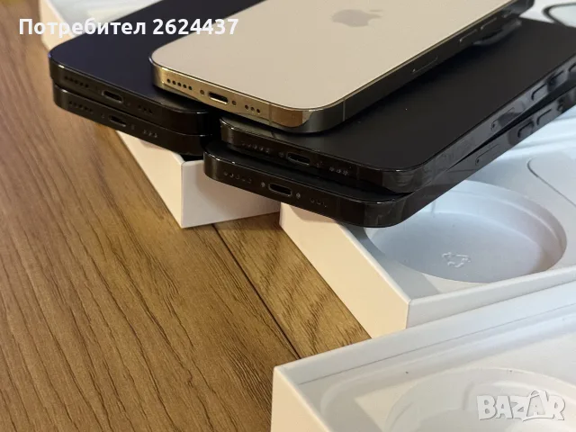 Бартер iPhone 14 Pro 128 256gb black gold 100%, снимка 3 - Apple iPhone - 56323970