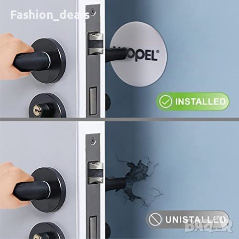 Нов Комплект 12 броя Стопери за врати Протектор за стена Ограничител, снимка 2 - Други стоки за дома - 40604030