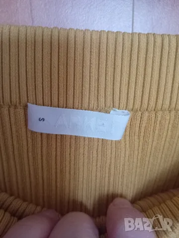 Пола рипс цвят горчица , снимка 6 - Поли - 49504066