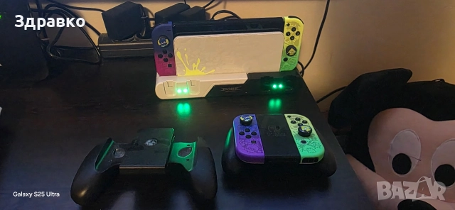 Продавам Nintendo Switch OLED Splaton 3 edition с Чип и CFW Atmosphere