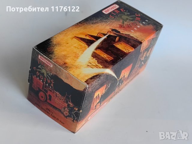 Matchbox Мачбокс MOY '47 Citroen Fire Van Ситроен Ван Пожарна Нов С Кутия , снимка 18 - Колекции - 41722068