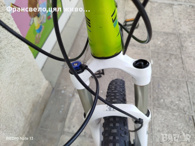 29 цола алуминиев велосипед колело размер 48, 3 по 10 скорости, заключваща вилка rock shox , снимка 4 - Велосипеди - 51626349