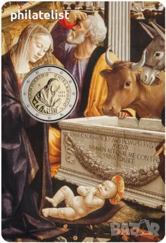 Сан Марино 2024 – 2 евро - 530 години от смъртта на Доменико Гирландайо, снимка 6 - Нумизматика и бонистика - 48145416