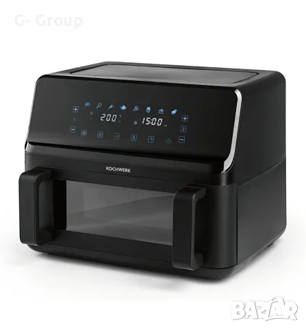 Еър фрайър Кочверк -Немско качество! 9литра !2700W !, снимка 12 - Уреди за готвене на пара - 55964988